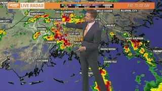 Friday Afternoon Update - Strong Storms in Southeast Louisiana