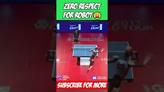 Koki Niwa does not even respect ROBOTS! 😳😩 #shorts #tabletennis