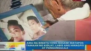 NTG: Ama ng binatilyong nasawi matapos tamaan ng kidlat, labis ang hinagpis