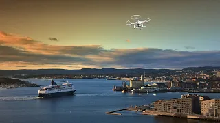 Oslo city drone overview 2023