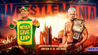 John Cena vs Cody Rhodes | Undisputed Championship Title Match | WWE 2K24