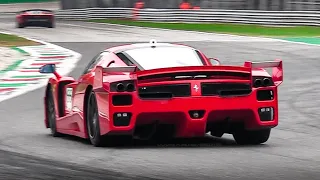 Ferrari FXX Evoluzione: Start Up, Accelerations, Downshifts & Unique V12 Melody on track!