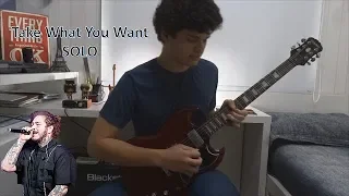 Post Malone Ft. Ozzy Osbourne - Take What You Want (GUITAR SOLO COVER | #1 In The World) | Stipp