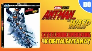 Ant-Man and the Wasp 4K Ultra Blu-ray SteelBook Unboxing & 4K Digital Giveaway | Best Buy Exclusive