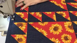 TAPETE de RETALHOS Lindo FÁCIL de Costurar em Patchwork