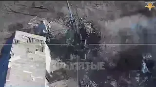 122 Lancet drone destroyed enemy howitzer M777