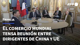 El comercio mundial tensa reunión entre dirigentes de China y la UE | AFP