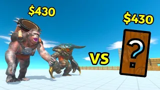 Goro with Ranthorn vs random team same price animal revolt battle simulator