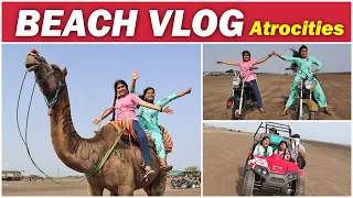 🤪Bayandhangoli Sisters at the BEACH || 😱SHOCKED - There's NO WATER😱 || Ammu Times ||
