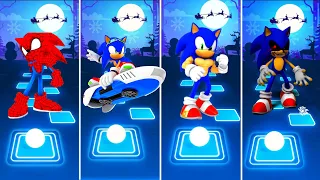 Spider Man Sonic 🆚 Sonic Fly 🆚 Muscular Sonic 🆚 Sonic Exe . Tiles Hop | Sonic All Mods