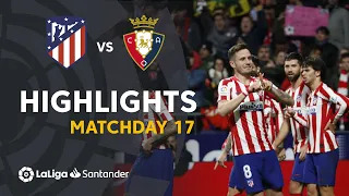 Highlights Atlético de Madrid vs CA Osasuna (2-0)