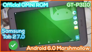 Install Official OMNI ROM Samsung Tab 2 7.0 | Custom Rom Android 6.0 Marshmallow For GT-P3110