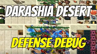 Tibia War - Funera - Darashia Desert/City - DEFENSE DEBUG LUL