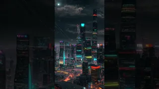 Cyberpunk Shanghai. #stablediffusion #cyberpunk #shanghai