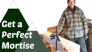 Timber Frame Joinery Part1: Making a Mortise Fast & Easy using a Router & Jigs