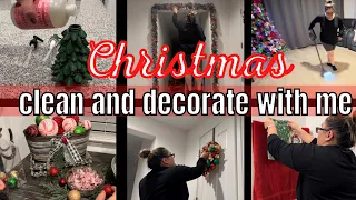 CHRISTMAS CLEAN AND DECORATE WITH ME | 2022 CHRISTMAS CLEAN WITH ME | CLEANING MOTIVATION