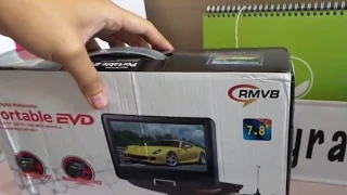 [Unboxing] Portable DVD Player 7.8' TFT Screen (Malaysia)