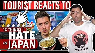 Tourist Reacts To 12 things I HATE about Living in Japan / Abroad in Japan