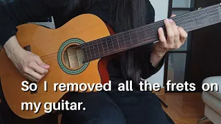 When you pick up your old acoustic guitar again