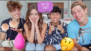 QUIZZING BOYS ON FEMALE PRODUCTS!!