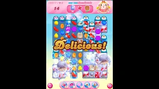 Candy Crush Saga Level 12617 Get 2 Stars, 21 Moves Completed