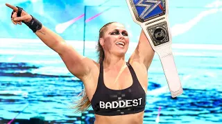 Ronda Rousey After Beating And Making Charlotte Flair Say “ I QUIT” 😱🤯 (WWE)