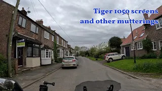 Triumph Tiger Sport Screens and a bit of Vlogage