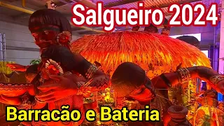 Salgueiro 2024 Barracão e Bateria RJTV