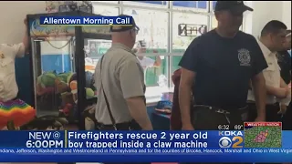2-Year-Old Boy Rescued From Claw Machine Never Got His Prize
