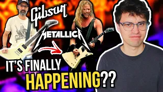 GIBSON "JAMES HETFIELD" SIGNATURE LEAK, LIMITED "MOLA" VALIANT LAUNCH, NEW MUSIC MAN & KRAMER SERIES