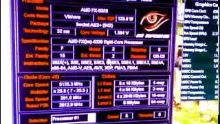 Overclocking FX8320@ 5.1GHz настройки BIOS GIGABYTE GA-970A-UD3