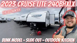 2023 Cruise Lite 240BHXLX | Bunk Model with a Slide + Outdoor Kitchen