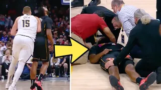 Nikola Jokic SCARY HIT on Markieff Morris - Doctor Reacts to Dangerous NBA Play