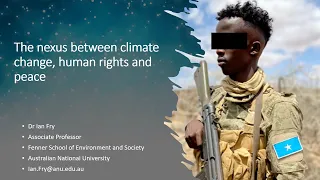 The nexus between climate change, human rights and peace