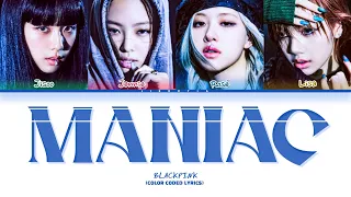 「AI COVER」 BLACKPINK 'MANIAC' (Color Coded Lyrics)