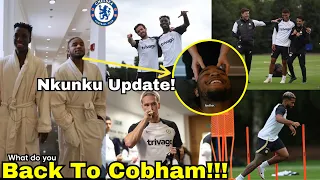 Good News!✅Nkunku Injury Update!👍Chelsea First Training at Cobham after Preseason Tour!,Disasi