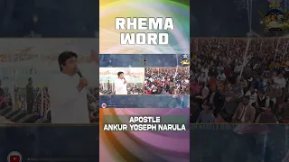 RHEMA WORD || #shorts || APOSTLE ANKUR YOSEPH NARULA || Pastor Sonia Yoseph Narula