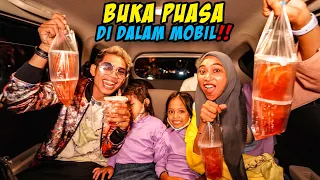 TANTANGAN BUKA PUASA DI DALAM MOBIL‼️ GOYANG-GOYANG SAMPAI TUMPAH-TUMPAH‼️😂