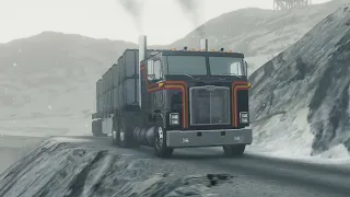 BeamNG.drive Cinematics: T-Series Snowy Mountain Hauling