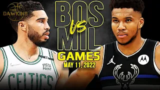 Boston Celtics vs Milwaukee Bucks Game 5 Full Highlights | 2022 ECSF | FreeDawkins