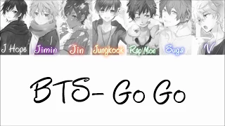 【Nightcore】BTS (방탄소년단) - Go Go (고민보다 Go) Lyrics [Color Coded_Han_Rom_Eng]