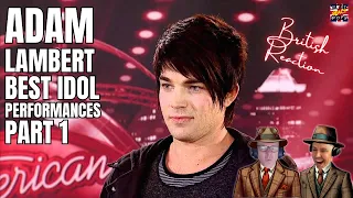 BRITISH DADS REACT to Adam Lambert American Idol Audition and Performances Pt1