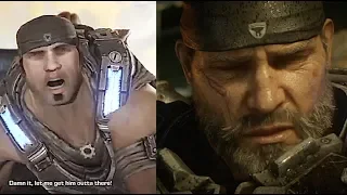 Marcus Reaction On Loosing His Son Vs Losing His Brother - Gears 5