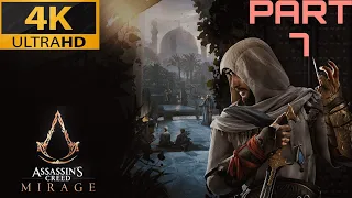 Assassin's Creed Mirage Gameplay on Ps5 (4K 60FPS ) | No Commentary | Part 7