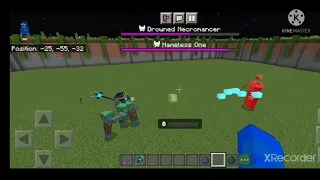 Drowned necromancer vs Nameless one (Minecraft Dungeons addon)