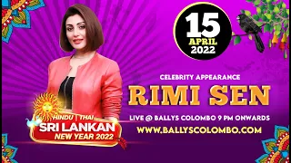 Indian Film Actress Rimi Sen Came Down to Bally’s Casino Colombo.