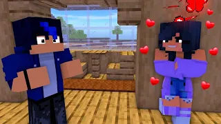 APHMAU Loves Ein  😱 |  SHUFFLE DANCE | APHMAU CREW AARON, ZANE, KC & EIN - Minecraft Animation