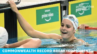Kaylee McKeown Commonwealth Record Breaking Moment | 2021 Australian Swimming Trials | Amazon Prime