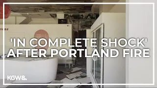Fire destroys Fifty Licks Ice Cream building, Portland businesses