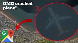 Top 10 mysterious😱😫 plane crashes✈️✈️ caught in Google Earth / Top 10 plane crash